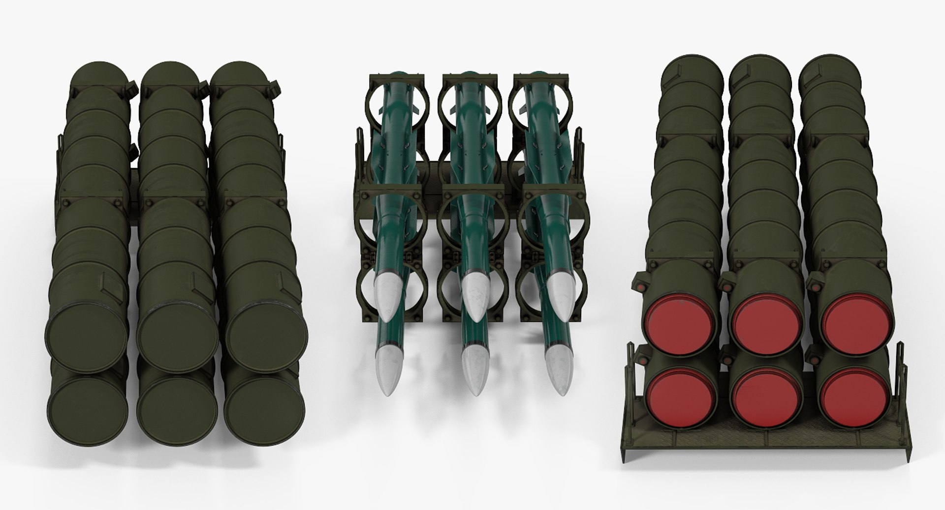 Air Defence Rockets 3D Model - TurboSquid 1300243