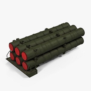 Air Defence System Rockets 3D Model