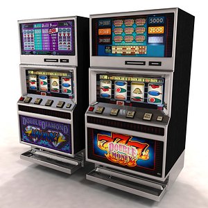 slot machine 3d model