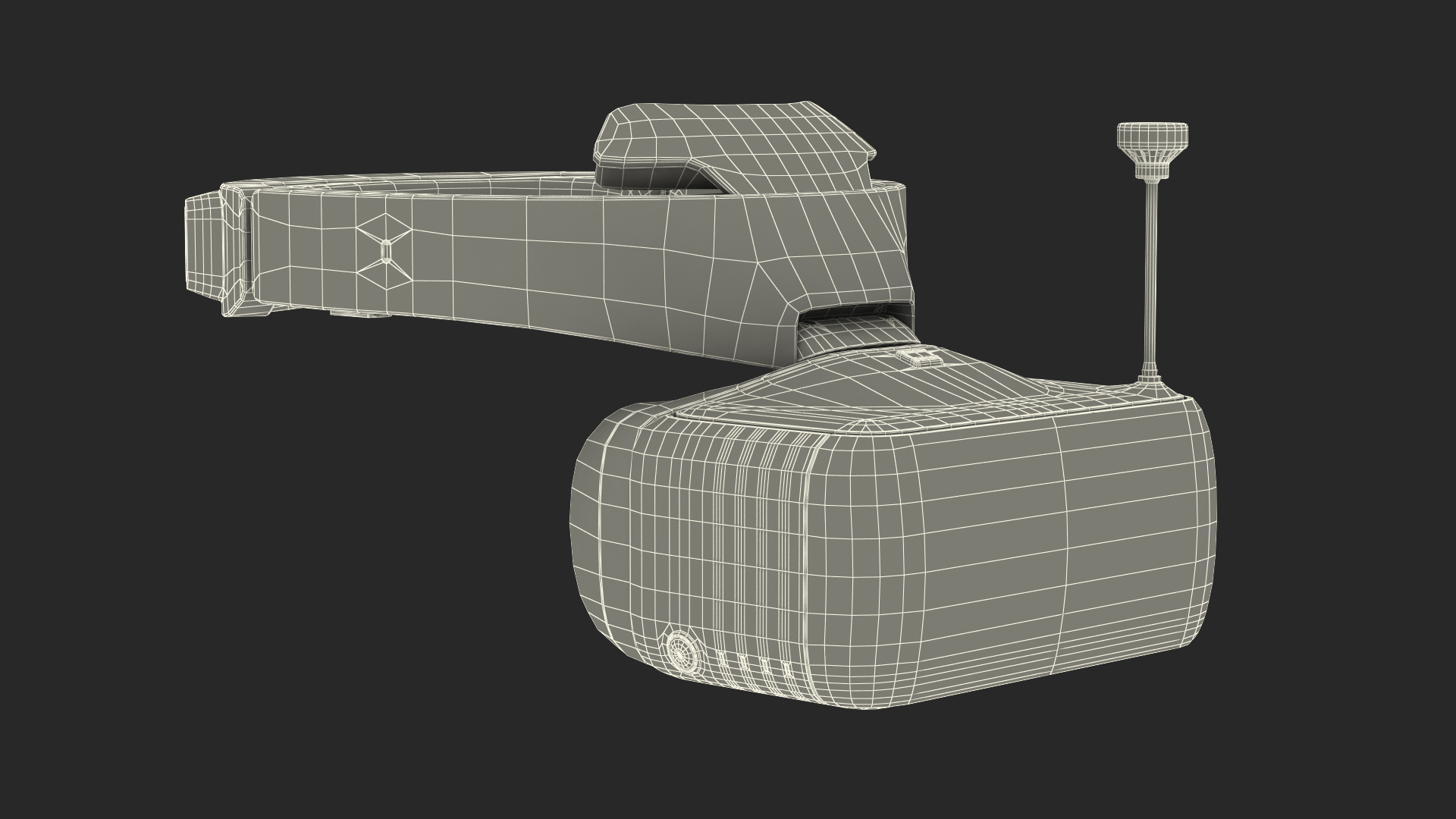 3D model fpv racing drone googles TurboSquid 1615464