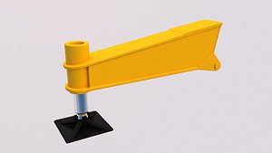 3D Crane Outrigger