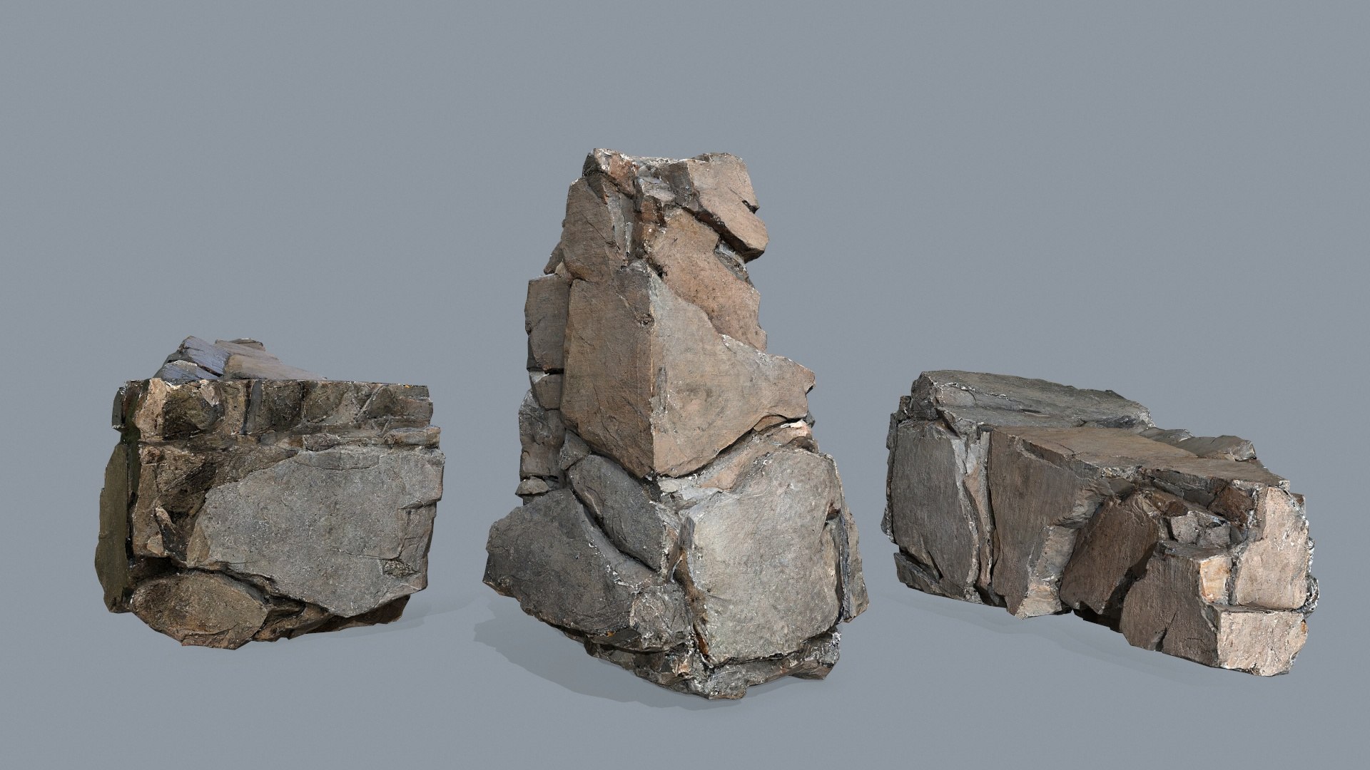 3D Cliff Rocks - TurboSquid 2220022