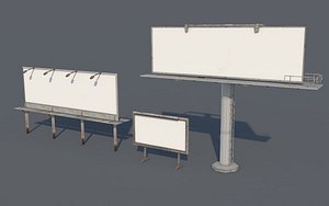 Billboard Collection 3D Model