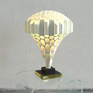 rougier mushroom tube lamp 3D