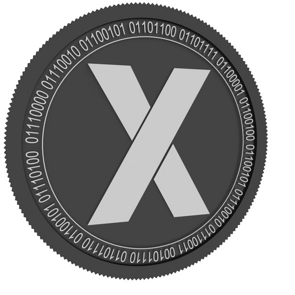 3D model xtrd black coin