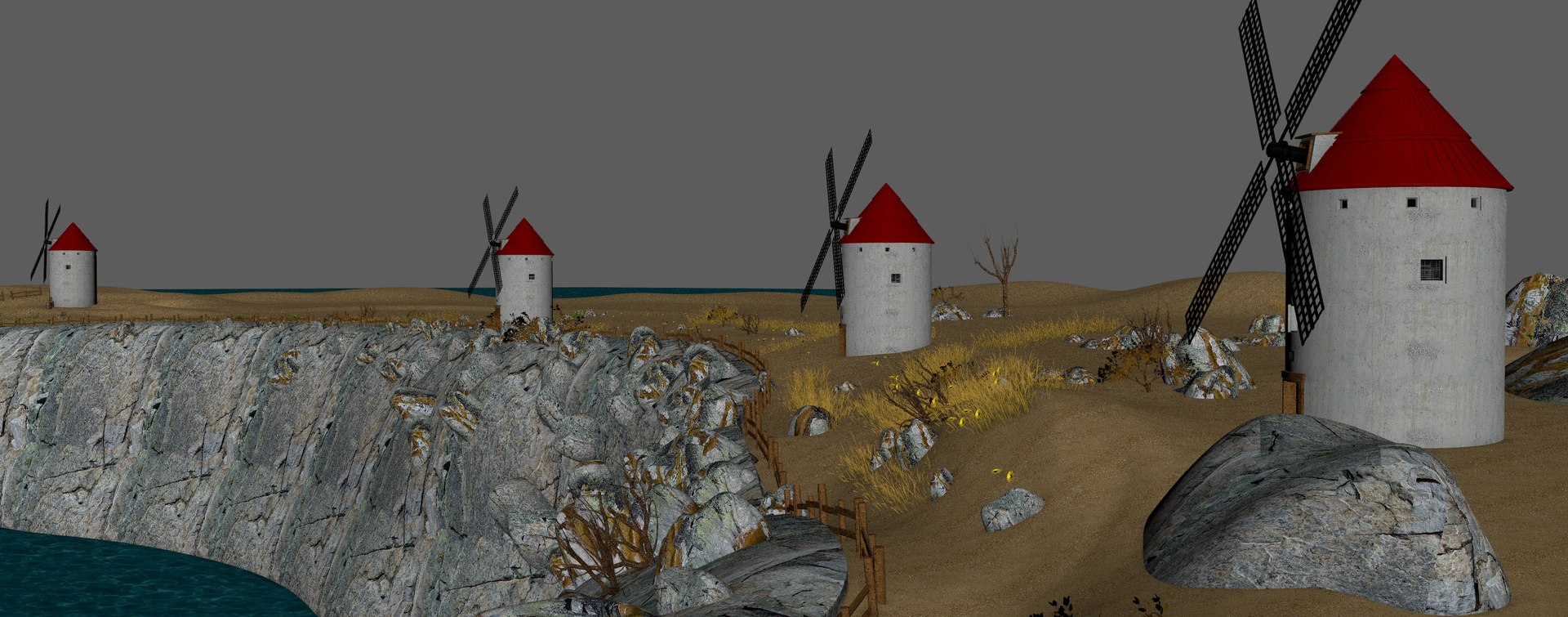 3D landscape windmill spanish model https://p.turbosquid.com/ts-thumb/FG/AWokJ2/wDvrPZ7v/winmill19/jpg/1534847205/1920x1080/fit_q87/e6932ed315aff3956b8bb61f90a8cd7dcc51c7c1/winmill19.jpg
