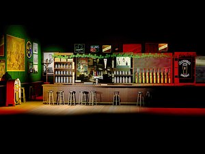 3d irish pub