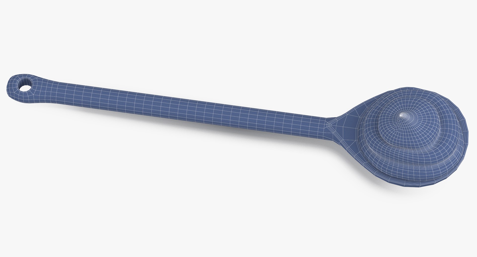 3D wood spoon cream pink model - TurboSquid 1424842