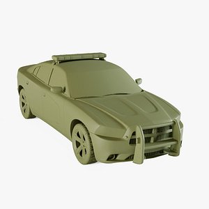 Dodge Charger Police 2011 3D model