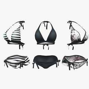 Black Bikini Swimsuit - 3 colors