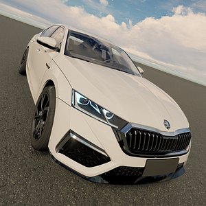 Skoda Octavia Sedan RS 2021 3D model