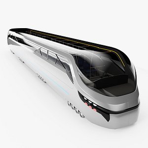 Futuristic Train 3D