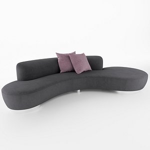 serpentine sofa vladimir 3D model