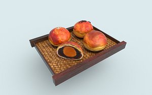 asia food cake model