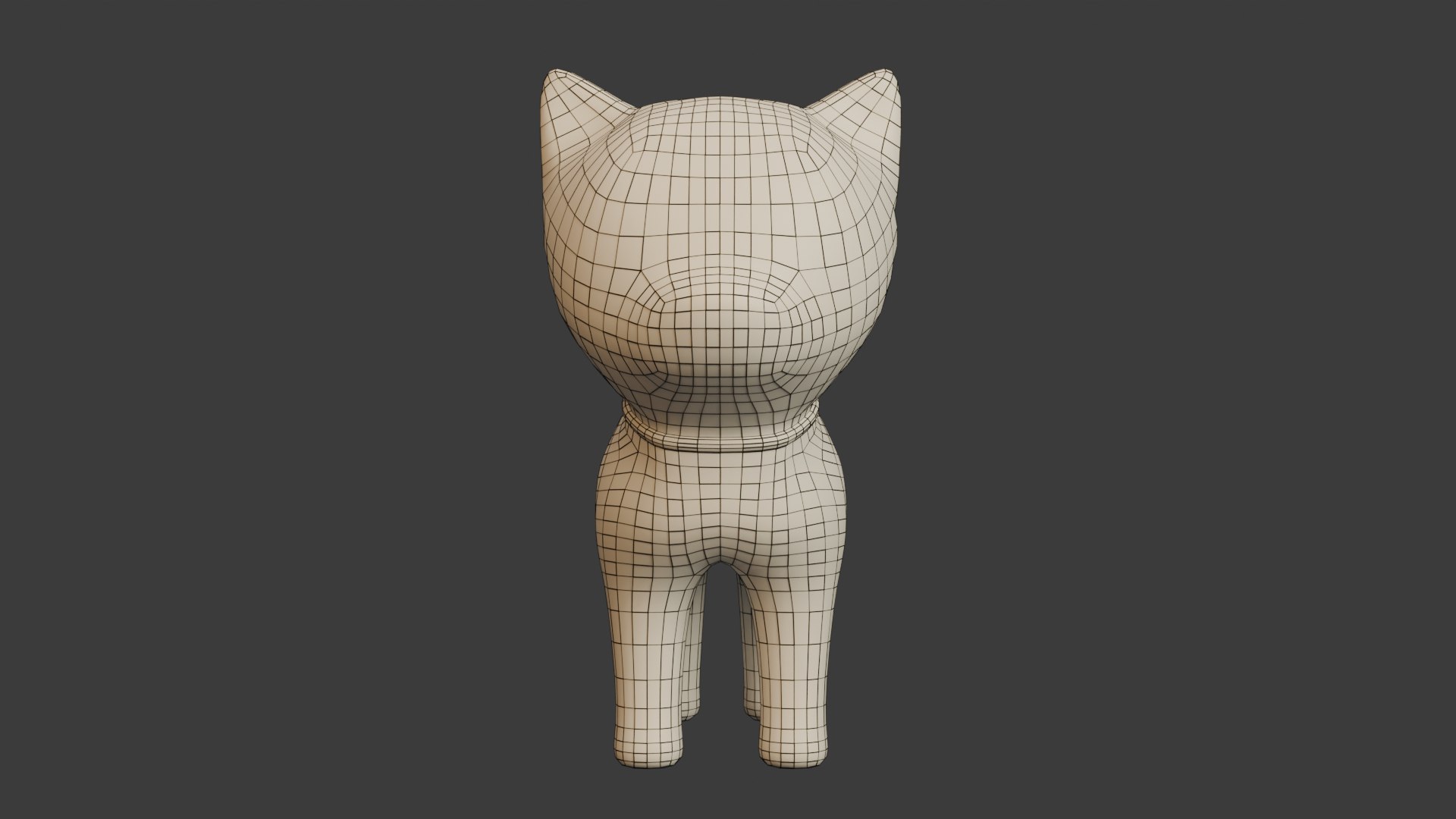 Low Poly Cat 3D Model - TurboSquid 2327588