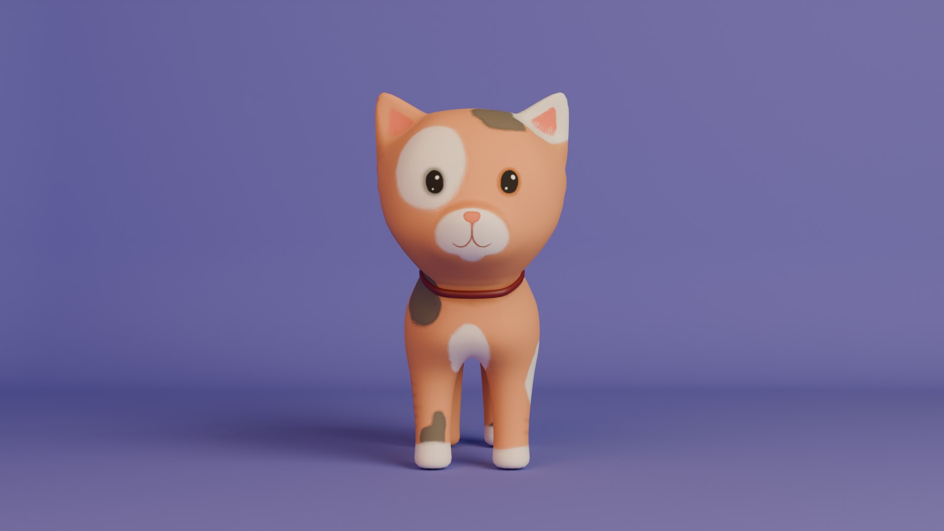 Low Poly Cat 3D Model - TurboSquid 2327588