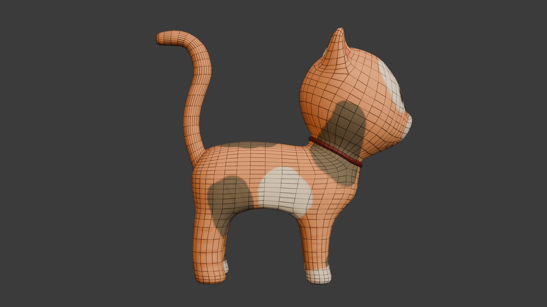 Low Poly Cat 3D Model - TurboSquid 2327588