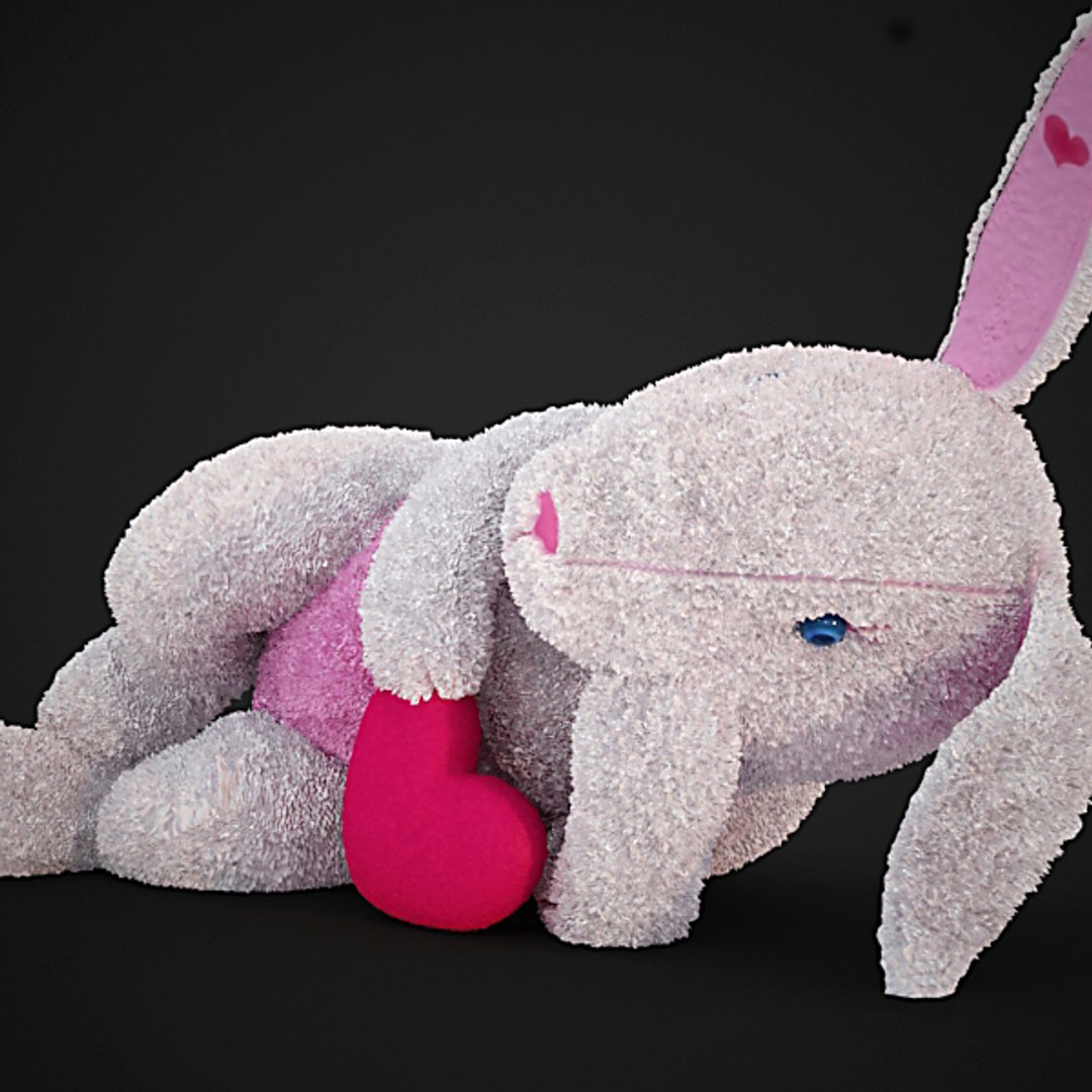Exclusive Plush Rabbit Toy 3d X