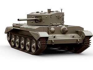 3D Cavalier A24 tank model