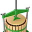 Traditional green fruit and wine press