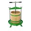 Traditional green fruit and wine press