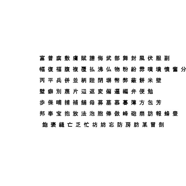 chinese ms gothic font 3D