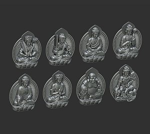 sculpture pendant 3D model