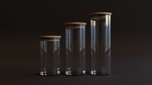 Glass jars
