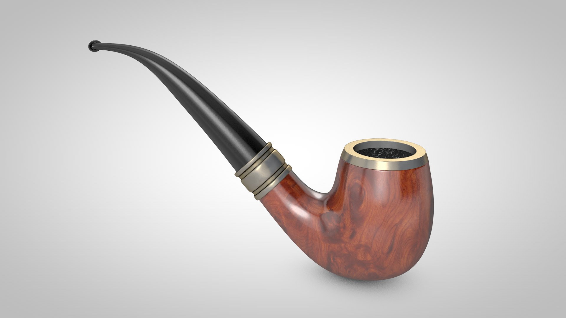 3d smoking pipe