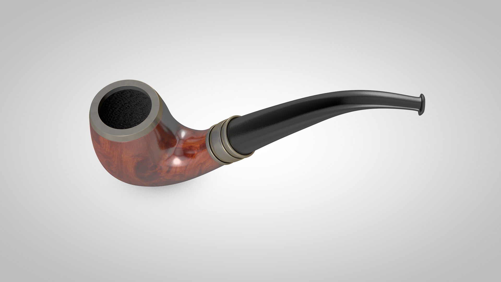 3d smoking pipe