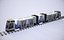 Tramway urbain Stadler Tango avec textures 4k