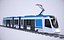 Tramway urbain Stadler Tango avec textures 4k