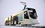 Tramway urbain Stadler Tango avec textures 4k