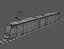 Tramway urbain Stadler Tango avec textures 4k