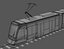 Tramway urbain Stadler Tango avec textures 4k