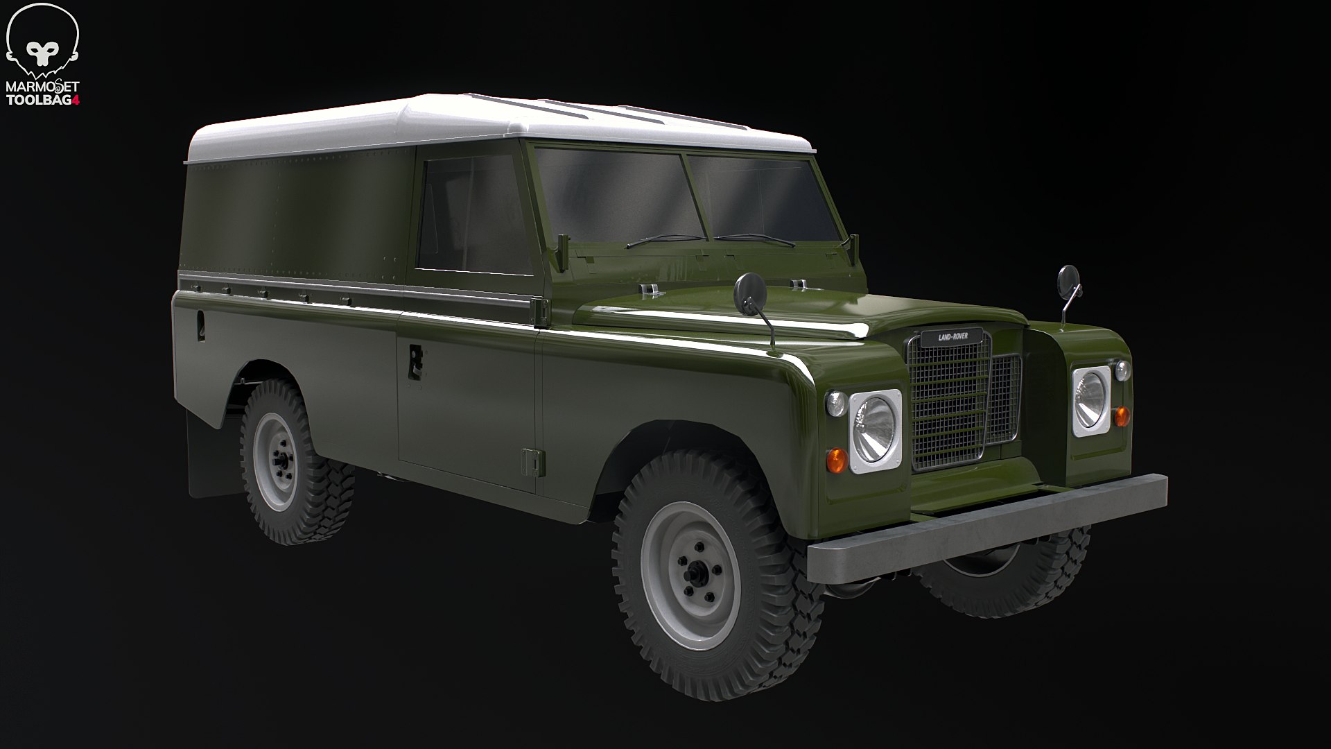 3D Land Rover Series III Van Long Wheel Base Model - TurboSquid 2103824