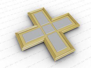 cross 3D model