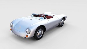 porsche 550 spyder 3d model
