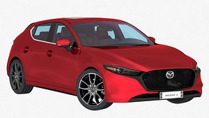 3D model mazda 3 2019