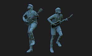 3D Angus Young