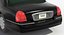 stretch limousine generic black car 3D