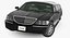 stretch limousine generic black car 3D