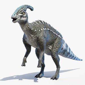 3D parasaurolophus saurolophus model