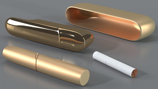 3D модель Набор электронных сигарет IQOS 3 DUO Gold - TurboSquid 1496654