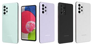 Samsung Galaxy A52s All Colors Low Poly