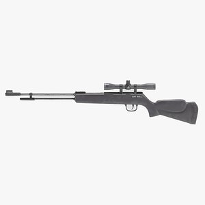 3D model Realistic Hunter Gun - 3D
