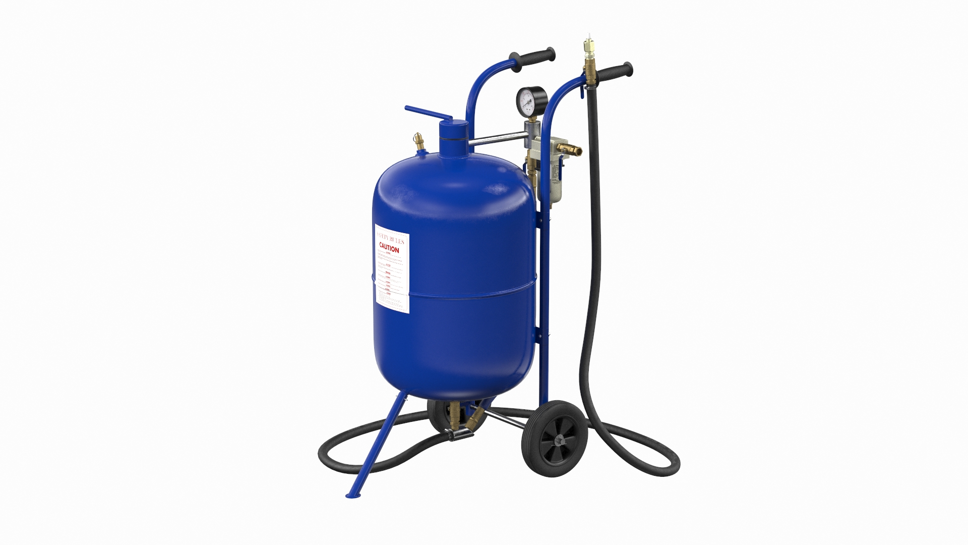 Sandblasting Machine Blue 3D model - TurboSquid 1714286