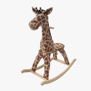 rocking giraffe 3D model