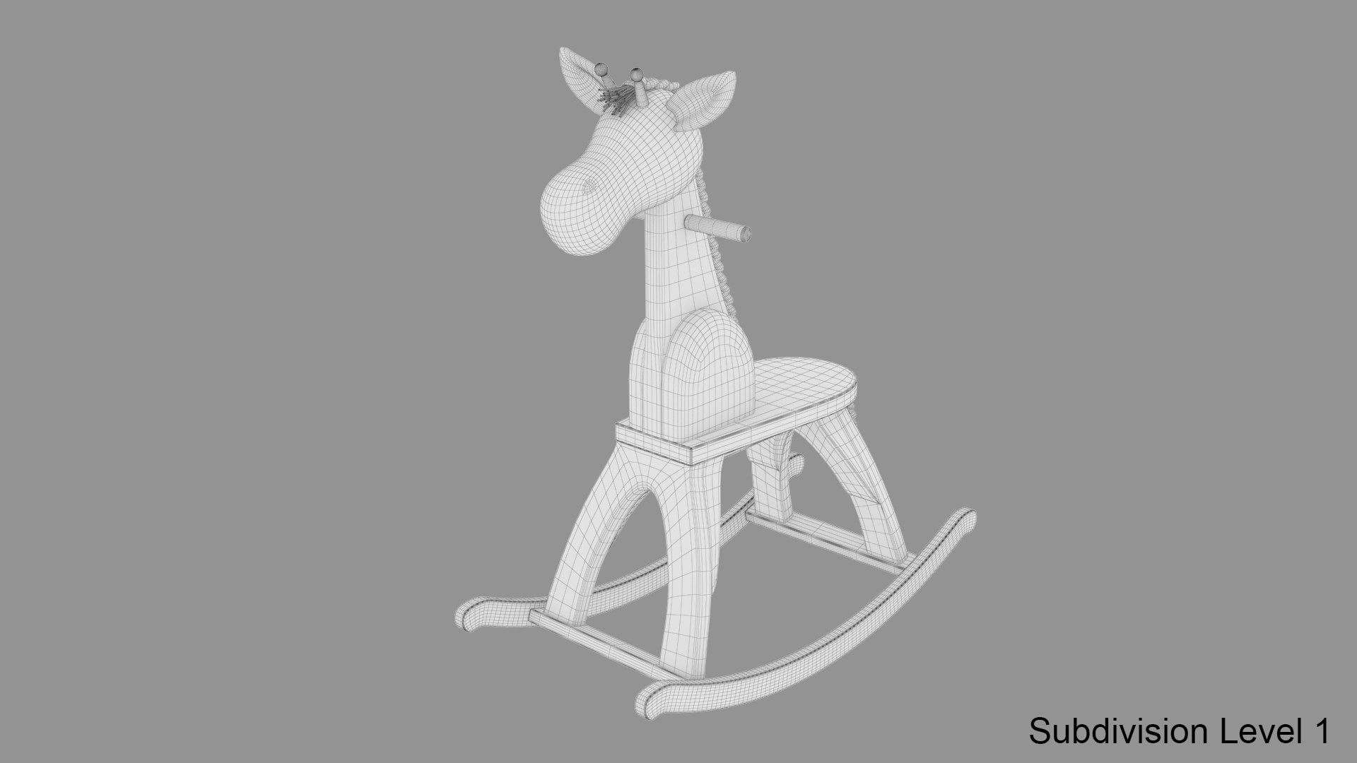 Rocking Giraffe 3D Model - TurboSquid 1678978