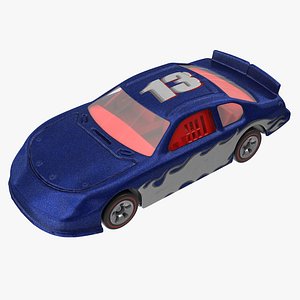 toy racecar 02 3d model